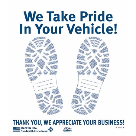 Petoskey Plastics Floor Mats Plastic 500Pk M1765LX1955A